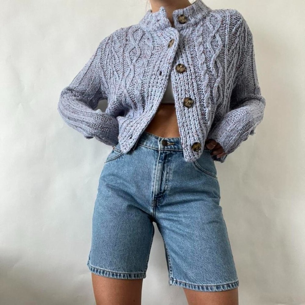 Chunky knit cardigan